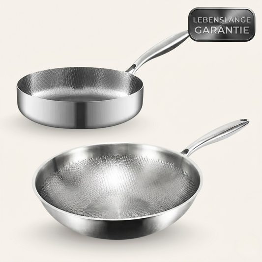Titanium Wok- und Pfannen-Set